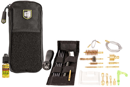 Badge Clean Kit 5.56/9MM 12GA Rod & Pullthru w/Po