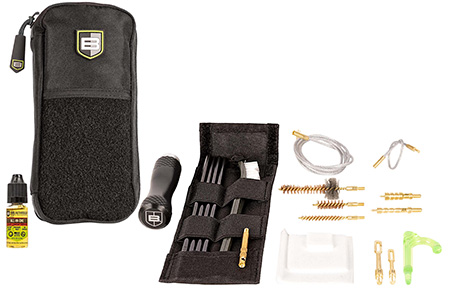 Badge Clean Kit 5.56/9MM Rod&Pullthru w/MollePch