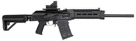 JTS M12AK-T2.1   AK 12GA  18.7  MLOK RAIL W/REDDOT