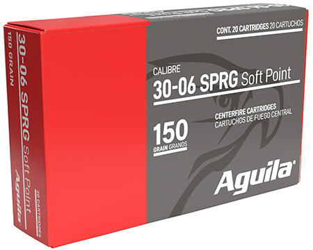 Aguila 30-06 150gr Soft Point 20/RD