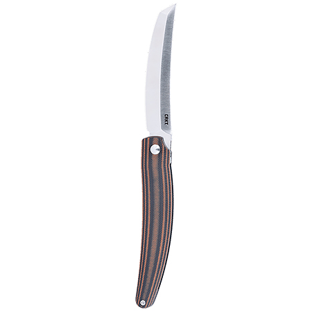 CRKT ANCESTOR 3.6" PLAIN MODIFIED BLADE BROWN G10 CRKT Ancestor Folding 3.6" D2 Plain Modified Satin Blade Brown G10 Handle