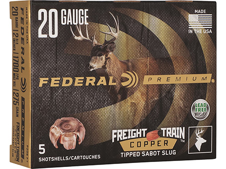 FED 20GA 2-3/4"  275GR FREIGHT TRAIN COPPER SABOT SLUG 5