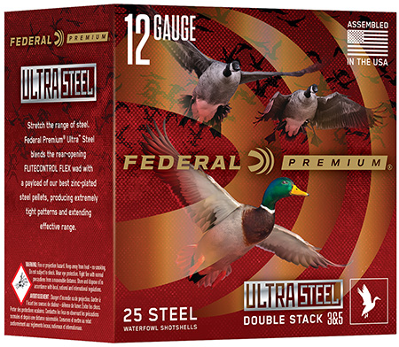 FED ULT STL 12GA 3" 1.25OZ #2 25/250