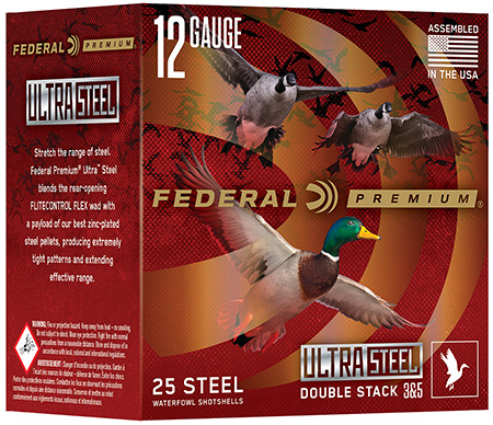 FED ULT STL 12GA 3" 1.25OZ #3/#5 25