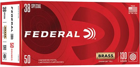 FED 38 SPL 130GR FMJ CHAMPION