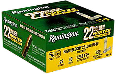 REM GLD HNTR 22LR 40GR PHP 550/6600