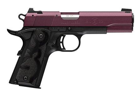 BRO 1911-22 BLACK LABEL FS BLK CHERRY 22LR 3-DOT