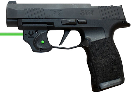 VIR 912-0030  E-SERIES GRN LASER BLK SIG P365