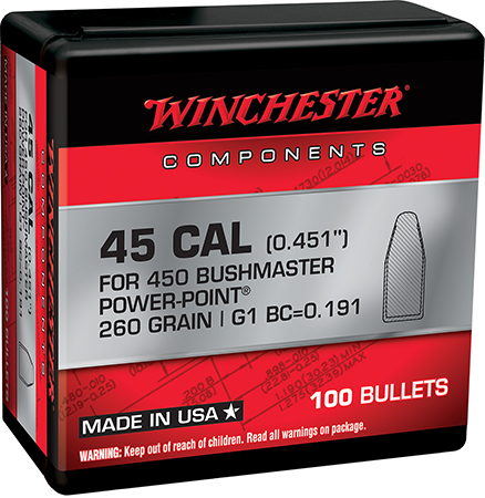 WIN WB450P260X 450 BUSHMASTER 260 PP        100/10