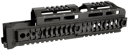 MIDWEST AK ALPHA QUAD RAIL 10" BLK