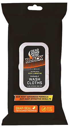 DDW 13725      BLACK PREM WASH CLOTHS