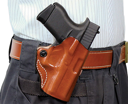 DES 019TA9YZ0   SIG P365 W/RED DOT OWB   LTHR  TAN