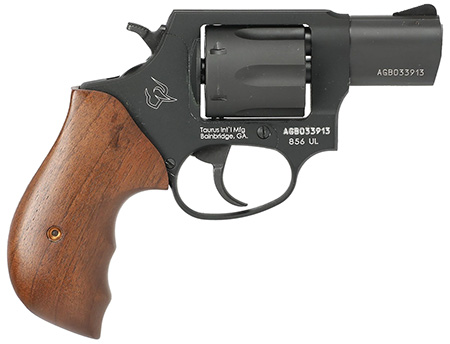 TAURUS 856 .38 SPL 2'' 6 RDS UL BK/BK TURKISH WALNUT