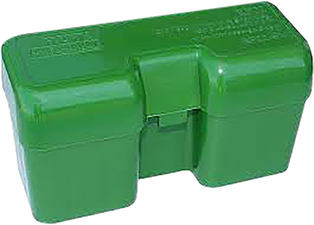 MTM AMMO BOX 22 RD FLIP-TOP 375 REM UM 416 RIG GREEN