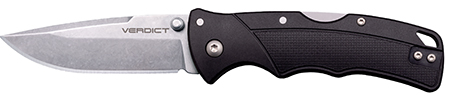 COLD STEEL VERDICT 3" CLIP POINT BLK