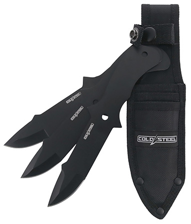 COLD  TH80KVC3PK  THROWING KNIVES CLP  8       BLK