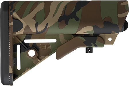 B5 SOPMOD STK MIL-SPEC WOODLAND