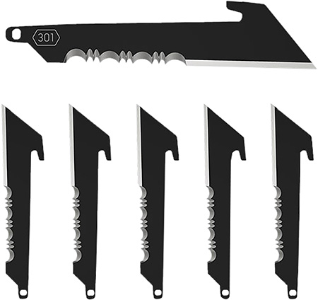 OUTDOOR EDGE RRUS30K6C  3" UTILITY W/SERRATN BLK