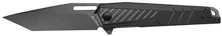 REAL AVID RAV-6 KNIFE 3.4 IN SPRING ASSISTED TANTO BLADE ALUM/CFIBER HANDLE ( 4 PER CASE )
