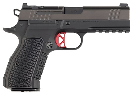 Dan W DWX COMPACT 9mm 4" OR/Rail, Blk, 10-rd
