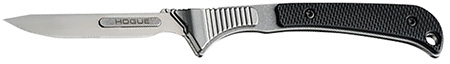 ~HOGUE EXPEL FIX SCPL 2.5" RB TUM G10 SLD BLK Expel Fixed Scalpel 2.5" Replaceable Blade, 440C Series SS Body - G10 Black