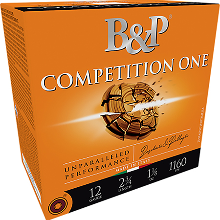 Competition One G 12 ga 2 3/4 Inch 1 1/8 oz-7.5 shot 1160fps 25 rd/box ammo