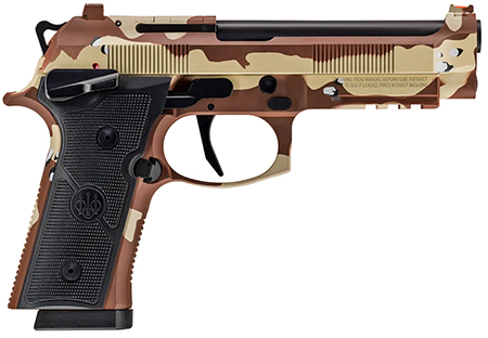 ^BERETTA 92XI SAO 9MM 18RD CHOCOLATE CHIP CAMO, 4.7" BARREL, FULL SIZE