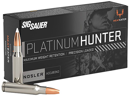 SIG E7RMPH16020     PLATNM HNTR 7MMRM 160GR  20/10