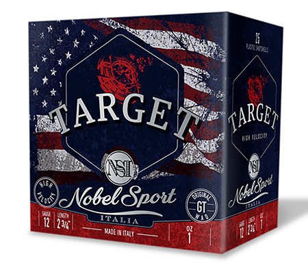 NSI Target Nobel Speed 12 gauge 2 3/4" 1 Oz. #8 Shot # 1300 fps 25/rds