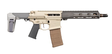 Q HONEY BADGER PISTOL 5.56 9.69 W/BRACE GRY