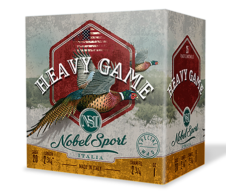 NSI Heavy Field 20 gauge 2 3/4" 1 Oz #7 1/2 shot 1250fps 25/Rd