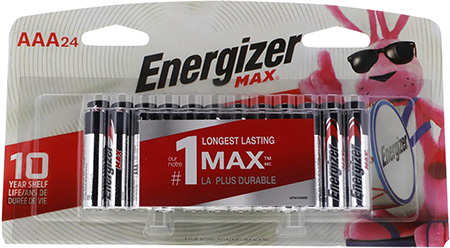 ENERGIZER E92BP-24.E4  MAX AAA 24PK