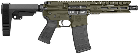 DB15 Pstl 5.56 7" M-LOK SBA3 Brace ODG 30rd