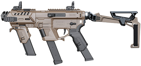 RECOVER TACTICAL PIX+ PG9 FRONT GUARD MG9 SR20 FOLDING BRACE+CR20 TAN
