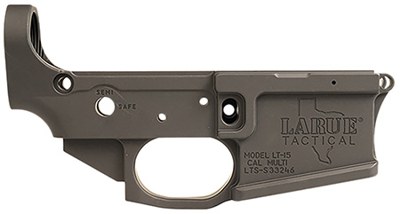 LARUE LT15X01-BLK  STRIPPED AR15 LOWER - BLACK