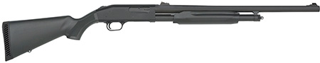 MOSSBERG 500 SLUGSTER 12GA 24IN RIFLED BARREL RS 5RD BLACK SYNTHETIC 56424