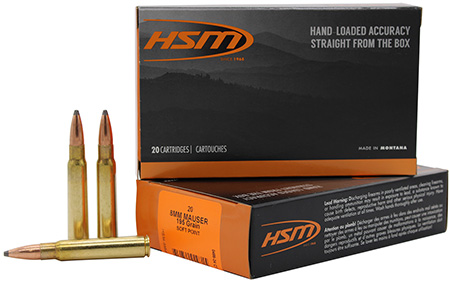 HSM 8MM MAUSER 195GR SOFT