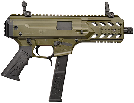 GForce Blade 6 9MM 6" 15+1 Pistol 1 15 RD mag Flip up sights Ambi safety Aluminum Glock -style mags GForce.