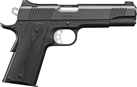 Custom II .45ACP, 5", Black Pistol, Low Profile Sights, 8rd Magazine, Black Synthetic Grips