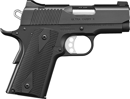 Ultra Carry II .45ACP, 3", Black Pistol, Low Profile Sights, 7rd Magazine, Black Synthetic Grips