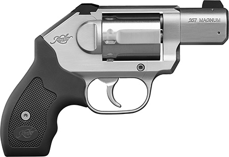 K6s .357Mag, 2", Stainless Revolver, Tritium Night Sights, Black Rubber Grip