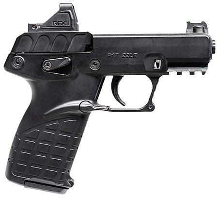 KELTEC P17 BLACK W Veridian RFX11 green dot Plus rounded gear holster Updated slide