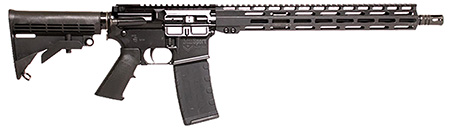ATI MILSPORT RIA 5.56 16IN BBL 1:8 PHOS 15IN MLOK 30RD 6POS M4 STK BLACK