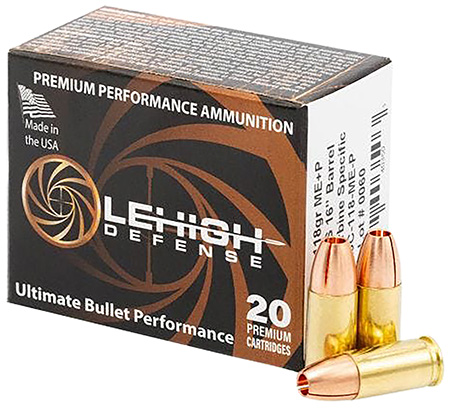LEHIGH LA9C-118-ME-P   9MM 118 MAX EXPANSN+P 20/10
