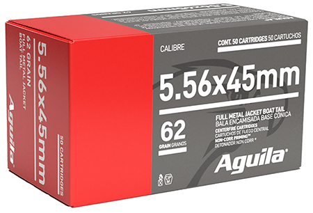 AGUILA 556NATO 62GR FMJBT 50/1000