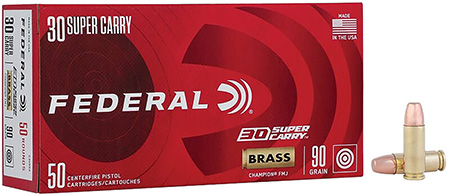 FED CHAMP 30 SUPER CARRY 90GR FMJ