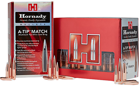 A-TIP MATCH 6.5MM (0.264'') ALUMINUM TIPPED RIFLE BULLETS