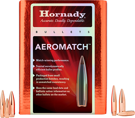 HORN 227771 BULL .224  77 HPBT W/C AEROMATCH 500/6