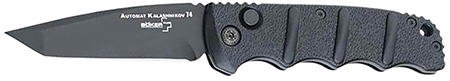 BOKER KALASHNIKOV 74 AUTO 3.3" TANTO PLAIN BLACK BOKER PLUS KALASHNIKOV AUTO TANTO D2 BLACK