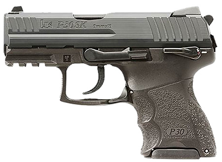 HK P30SK S 9MM 3.27" 10RD V3 DASA BK